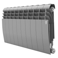 Радиатор Royal Thermo 350 х 10 секций BiLiner Silver Satin биметаллический секционный
